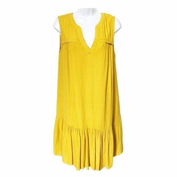 J. Crew Ruffle-hem sleeveless shift dress  size XS - Picture 2 of 8